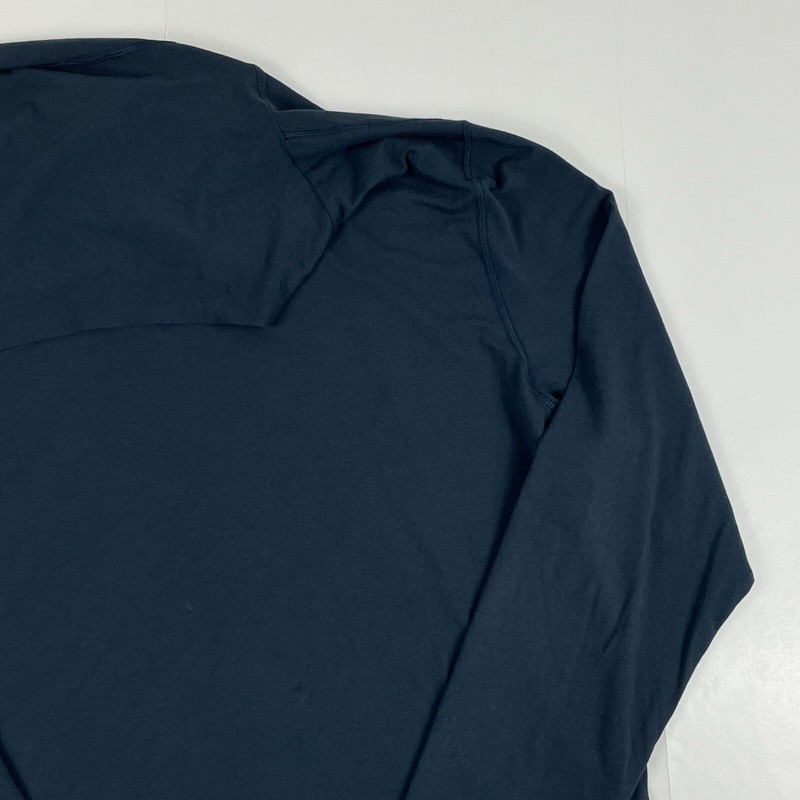 VRST Shirt Mens Extra Large Blue Hooded Long Sleeve Workout Gym Running Stretch gallery