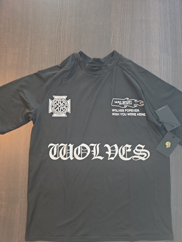 Darc Sport Forged Dry Wolf Raglan Short Sleeve Tee Black Size Medium gallery