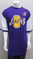 NBA REAL SPORTS FASHION LOS ANGELES LAKERS T-SHIRT 2X,3X,4X,6X!!! 100% COTTON
