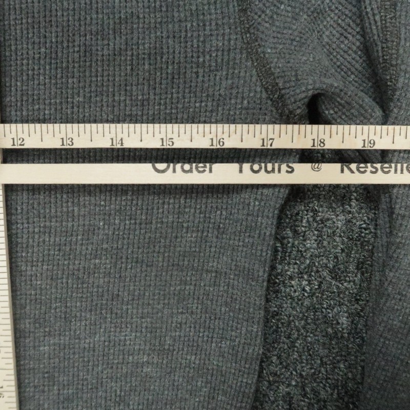 Wallace & Barnes Shirt Mens Extra Small Gray Thermal Henley Waffle Knit J Crew gallery