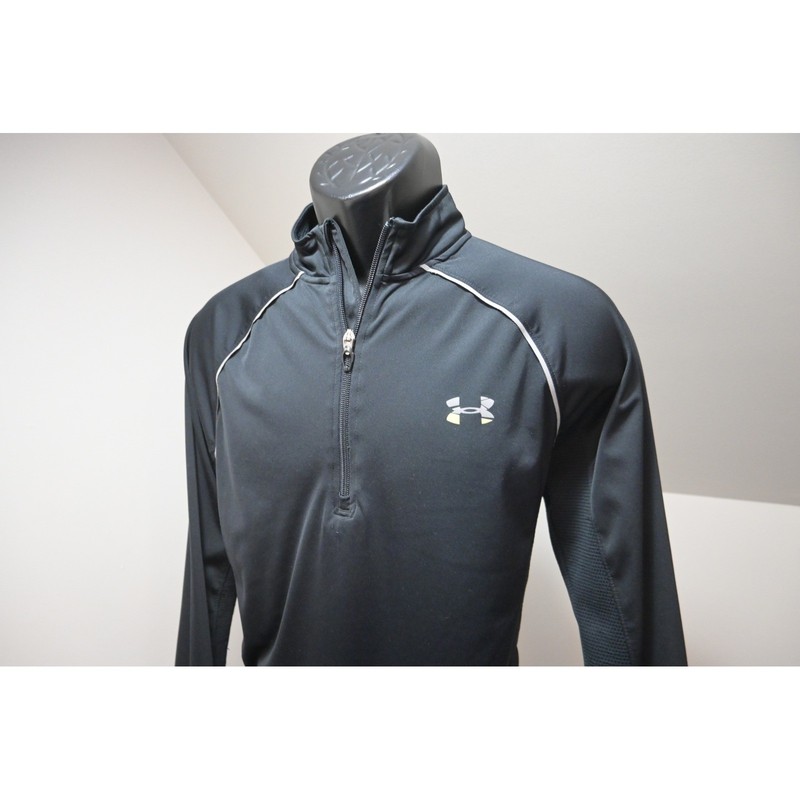 Under Armour Run Pullover Athletic Jacket Mens Large Black 1/4 Zip Excellent gallery