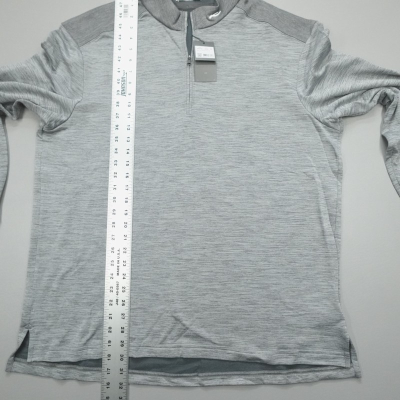 KJUS Liam TechWool Half Zip Pullover Men's Slim Fit Size 2XL Grey Melange $249 gallery