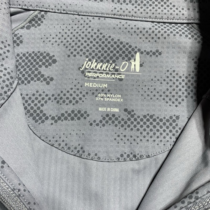 Johnnie-O Performance 1/4 Zip Men’s Medium Talbert Thunder Gray Camo gallery