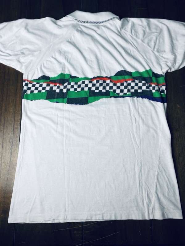 Nike John McEnroe Challenge Court Checkerboard Tennis Polo Shirt Medium Agassi gallery