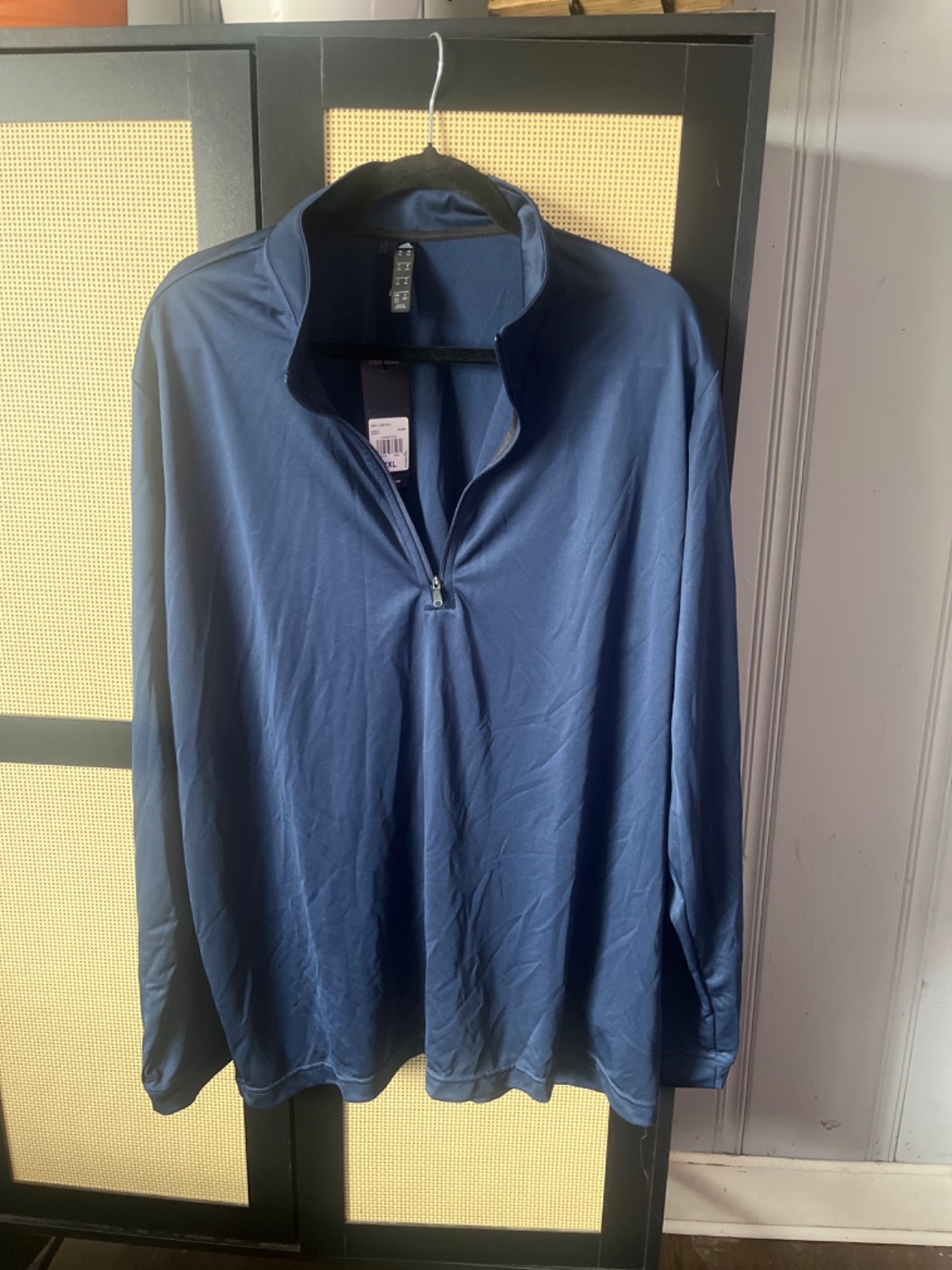 New Adidas Sport Half Zip Collegiate Navy Men's 2xl gallery