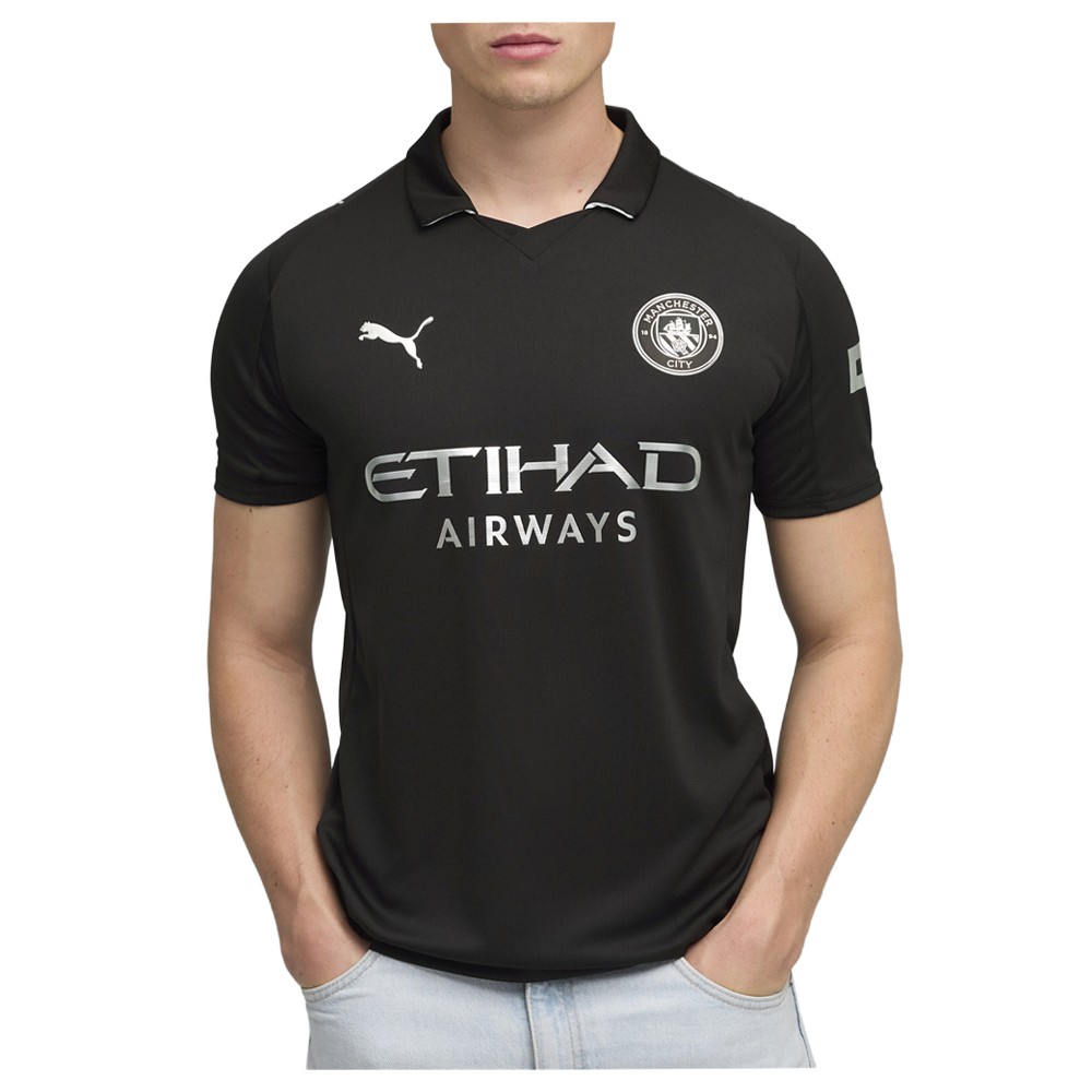 PUMA Manchester City 2526 Away Replica Soccer Jersey Mens Black 78035002 gallery
