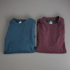 2 Gerry Men’s Textured Crewneck Sweatshirts Size Large