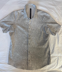 Lululemon Airing Easy Short Sleeve Shirt Crunch Max Vapor Seal Grey – Small