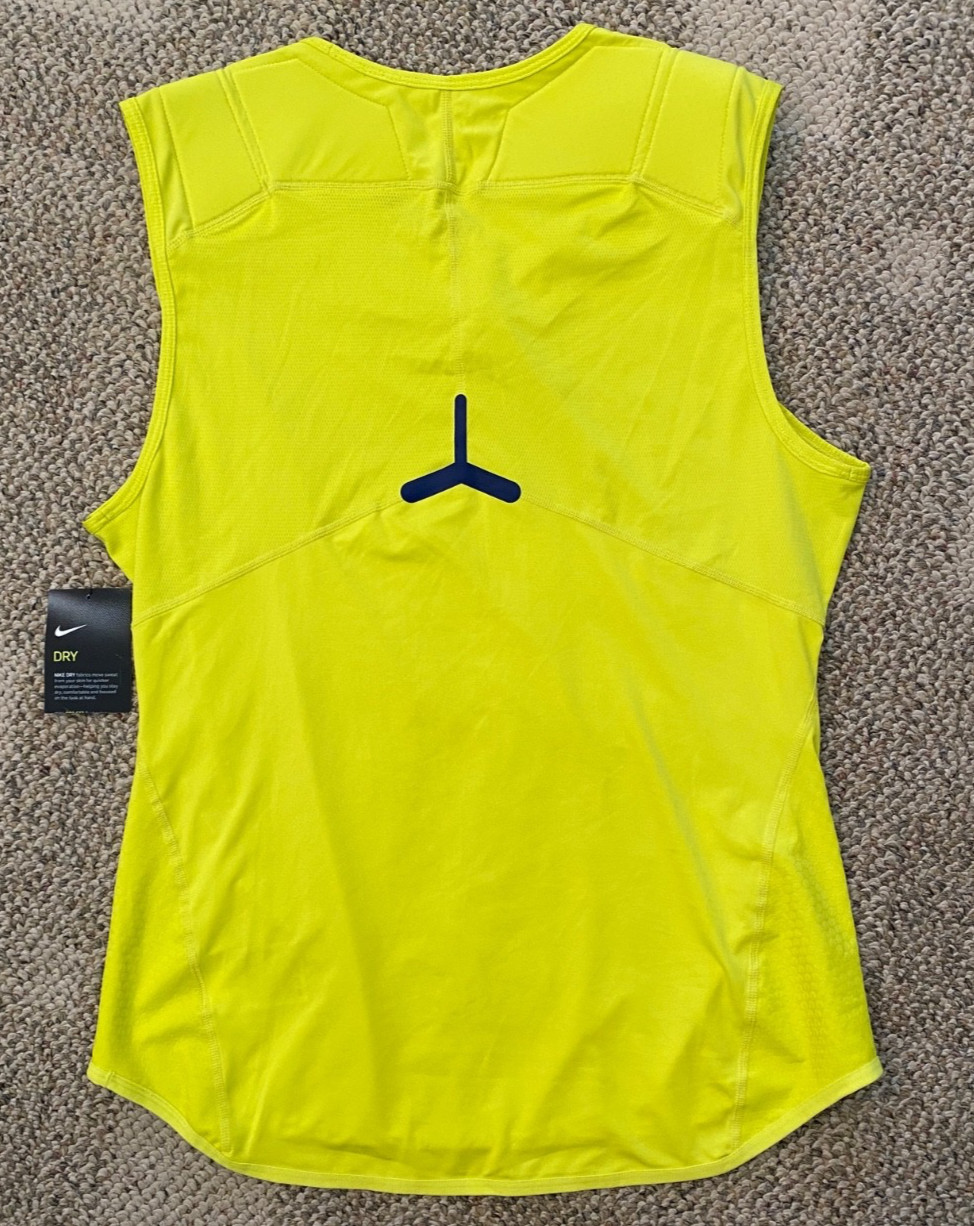 Nike Vapor Speed Lite Football Tank Top Shirt Yellow 833527-358 Men's XXL 2XL gallery