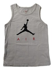 Nike AIR Jordan Tank Top Small Poolside White Red Black CZ2326-100