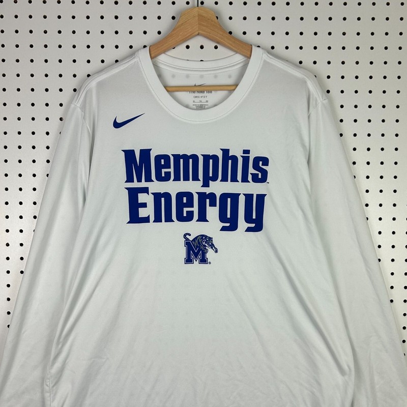 Nike Memphis Energy Tiger Basketball XL Long Sleeve Dri Fit Team Issued Penny gallery