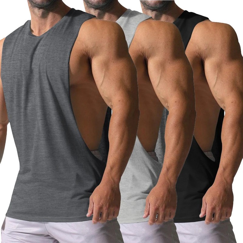Men's Summer Fitness Tank Top Men Jogging Bodybuilding Sleeveless Shirt gallery