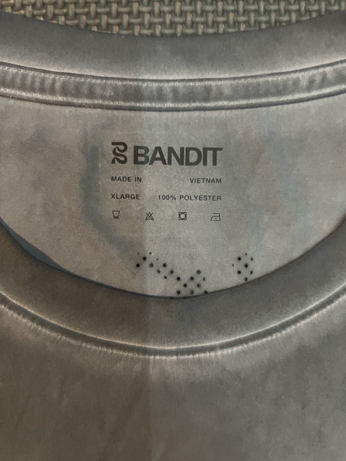 Bandit Running FRIOSOFT PERFORMANCE BOX TEE ANTHRACITE SALTFADE Size X-Large XL gallery