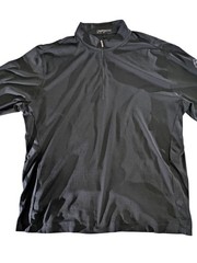 Nike Golf Shirt Mens XL Dri-FIT 1/4 Zip Short Sleeve Invitational 400432-010