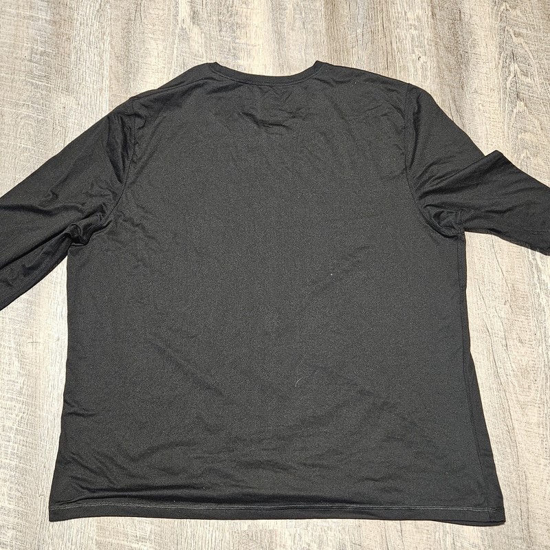 Reebok Men''s Black Long Sleeve Compression Shirt Size 2XL Poly Blend Spandex gallery