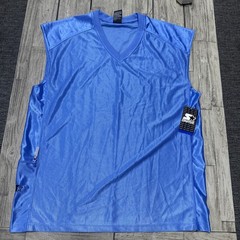 NWT Vintage 90s Starter Shooter Dazzle Basketball Tank Top Sz Large Side Pocket