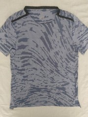 Nike Running Division Shirt Medium Blue Light Marine Camo Rise 365 DM4636-548