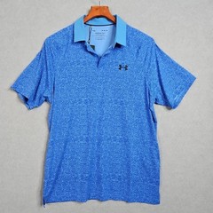 Under Armour The Iso-Chill Polo Golf Shirt Blue Mens Size Med 1377294-464 New