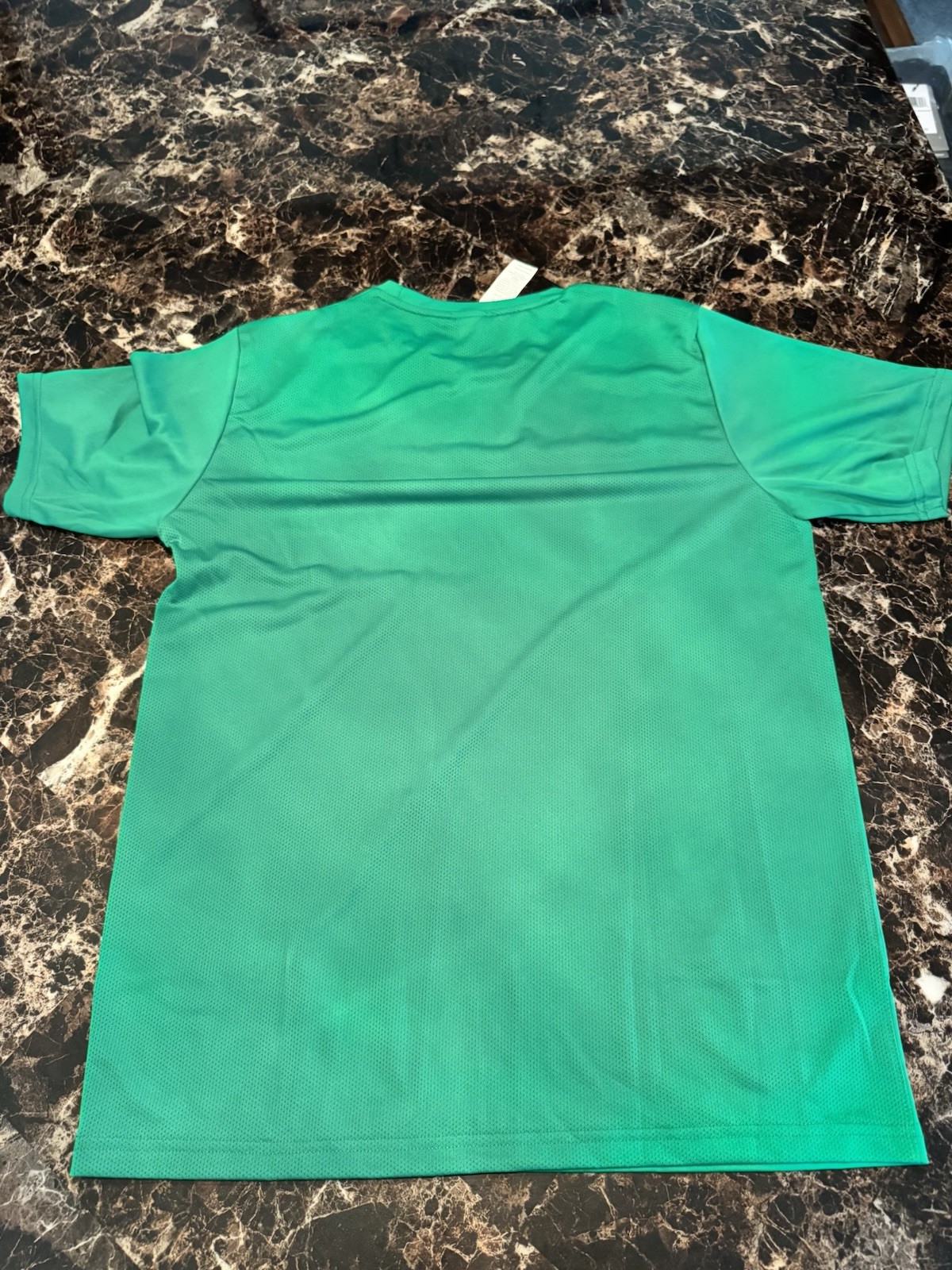 New Balance Men's Green NB Dry Moisture Wicking Jersey Crew T-Shirt M MT71388 gallery