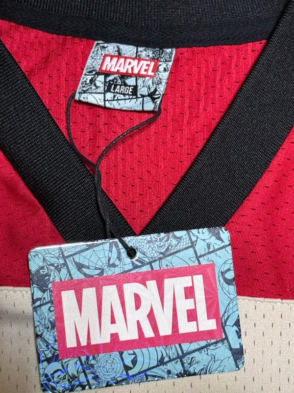 Marvel By Shoe Palace The Avengers Hockey Men’s Jersey (White/Red) Size Large gallery