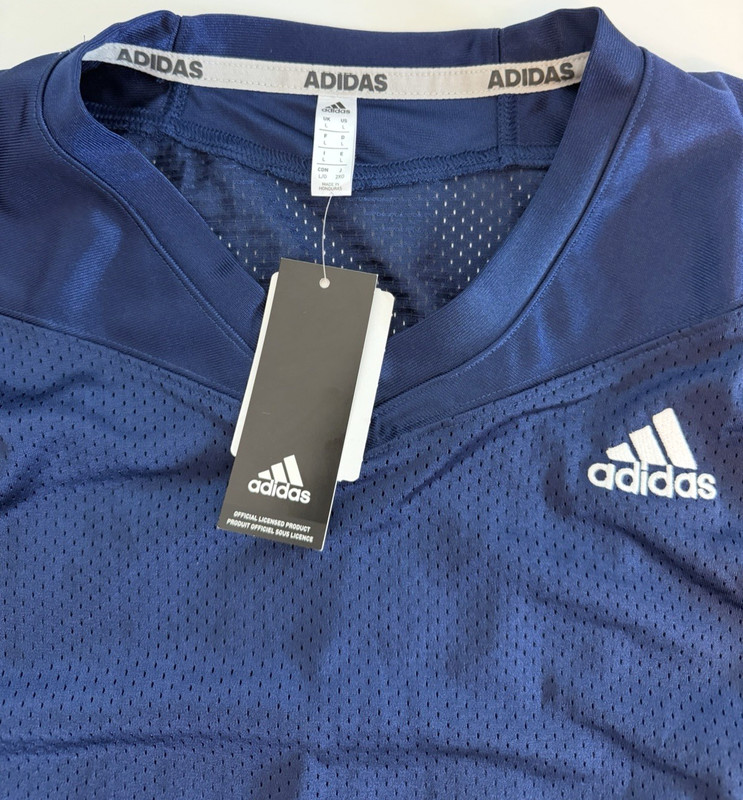 ADIDAS Men's Pres Cov 2.0 J Football Practice Mesh Jersey Size L NWT $60.00 gallery