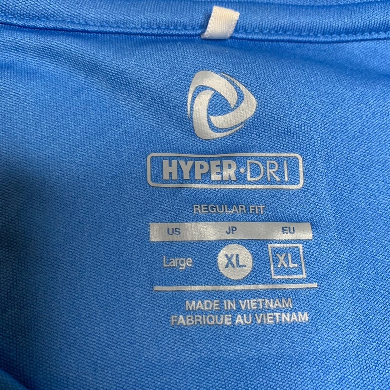 Tesla Training Hyper Dri Short Sleeve Shirt Royal Blue XL Flaws gallery