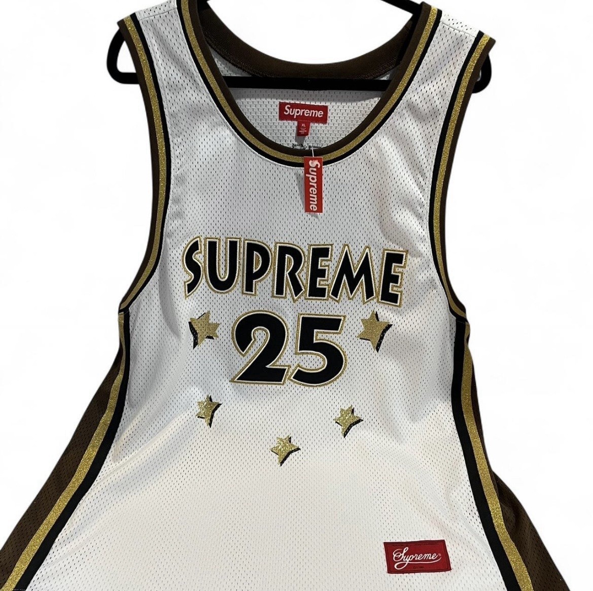 Supreme All Star Basketball Jersey SS25 XL White gallery