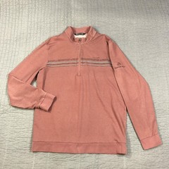 Travis Mathew Pullover Mens Large Brown 1/3 Zip Long Sleeve Pelican Hill Golf
