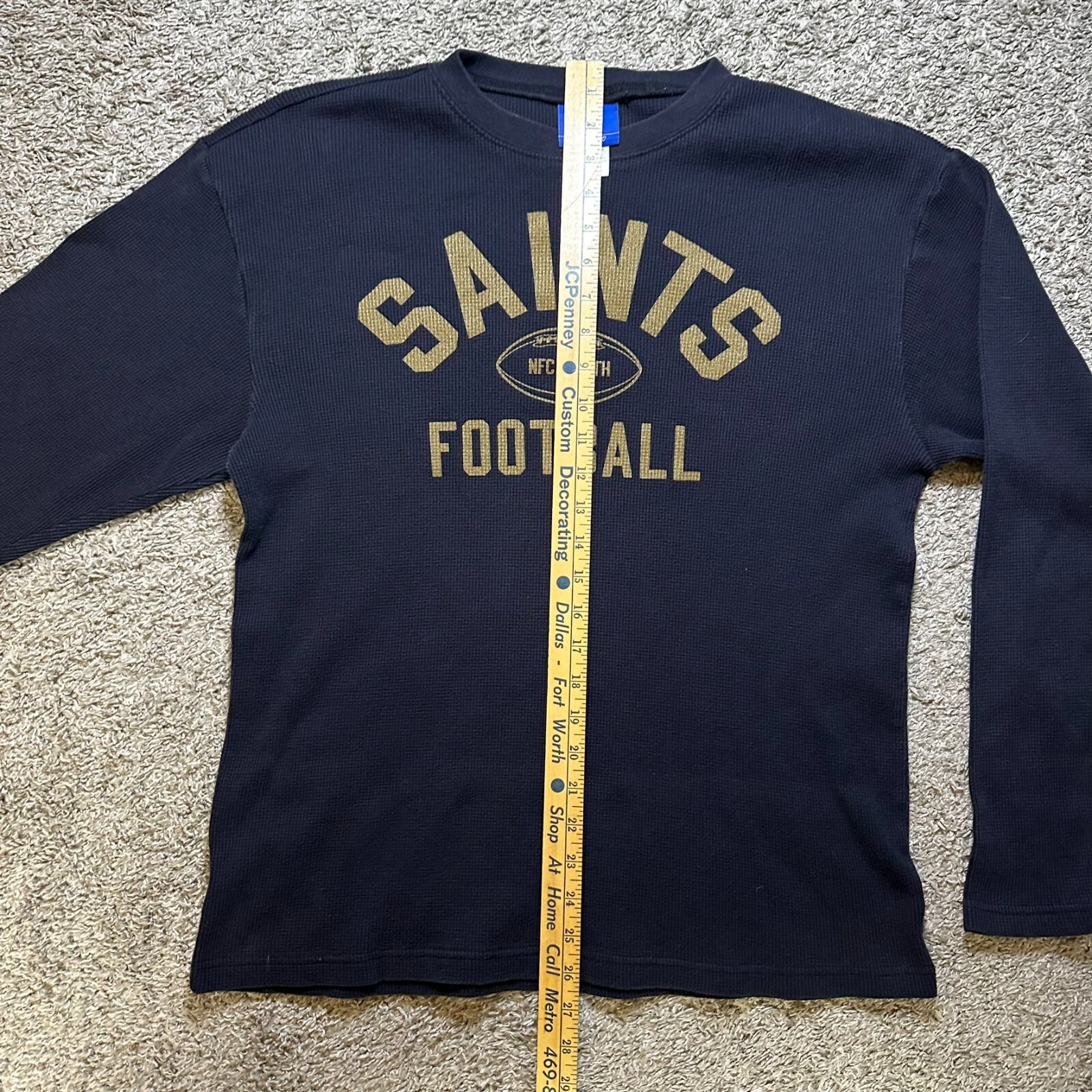 New Orleans Saints Football Long Sleeve Men's Large Shirt Y2K Reebok gallery