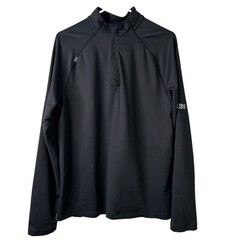 Rhone Session 1/4 Zip Pullover Mens M Black Performance Athletic Workout Golf