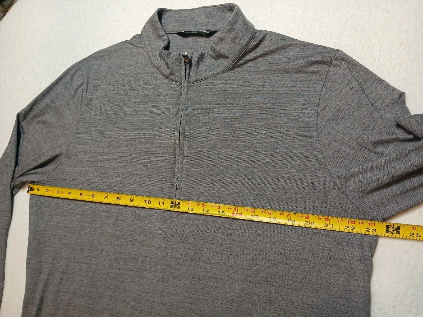 Travis Mathew 1/4 Zip Pullover Men’s XL Gray Crestview Golf Performance gallery