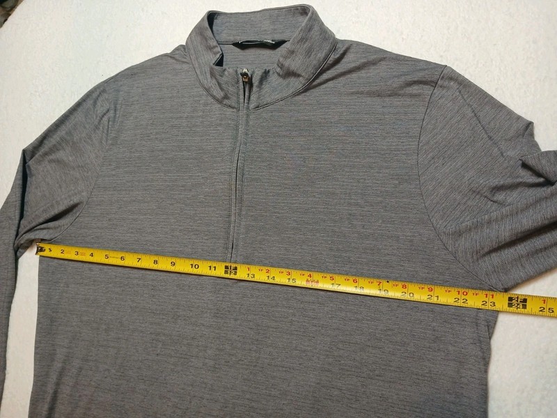 Travis Mathew 1/4 Zip Pullover Men’s XL Gray Crestview Golf Performance gallery