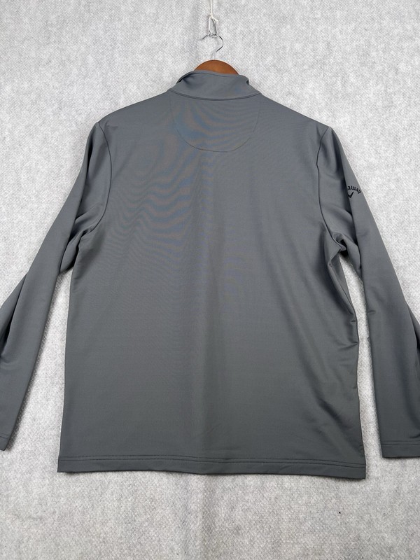 Callaway Golf Pullover Mens M Gray Opti-Dri Quarter Zip Base Layer gallery