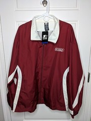 Vintage NWT Oklahoma Sooners Starter Jacket Windbreaker Spellout Team Apparel
