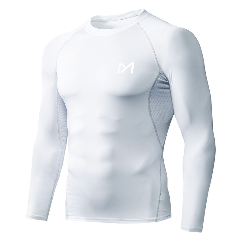 8 Pack/Set Compression Shirts for Men Long Sleeve Athletic Base Layer Undershirt gallery