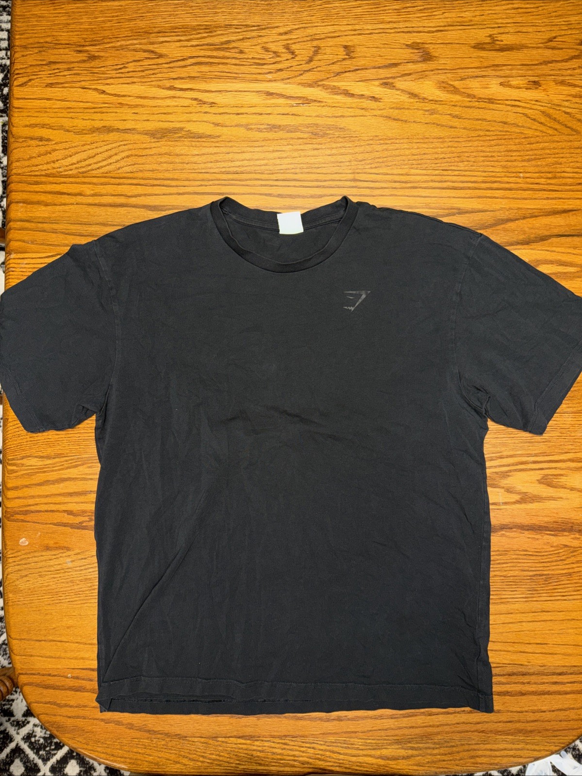 Mens - Gymshark Power T Shirt - Size L - Black/Gray gallery