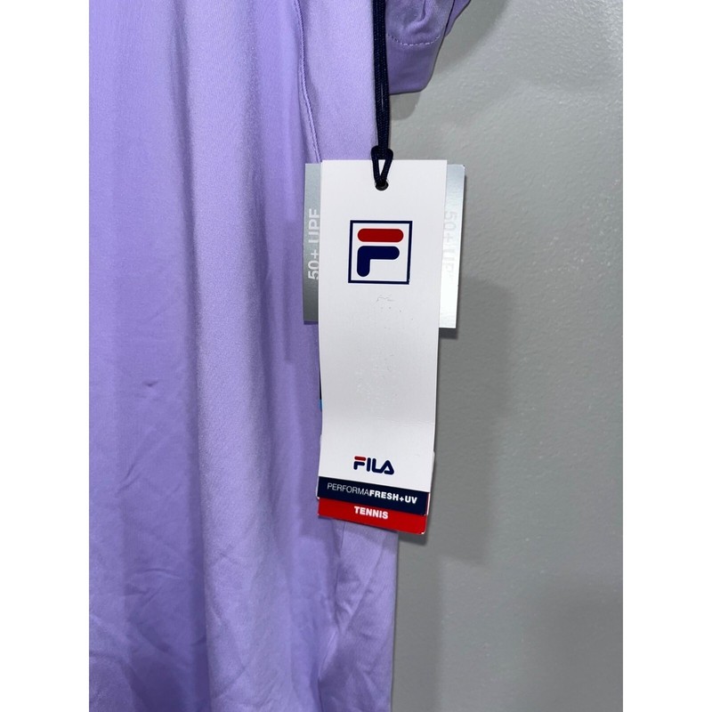Fila Adrenaline Performance Training Men Shirt Crew Purple Athletic Training Lg gallery