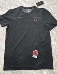 Under Armour Seamless Rush SS Jersey Black Mens Medium Fitted 1382799 001 NEW
