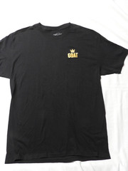 Eighty Eight Brand – Men’s T-Shirt – Black – Cotton – L – Embroidered GOAT – EUC