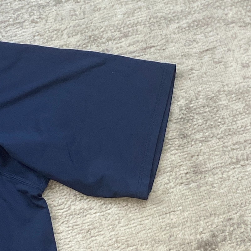 Nike Pro Combat Shirt Medium Blue White Performance Center Swoosh Drifit Preppy gallery
