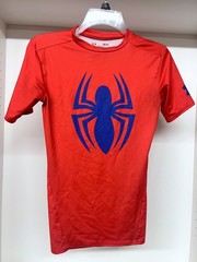 Under Armour Spider-Man Heat Gear Compression Shirt, SMALL – Marvel Alter Ego!