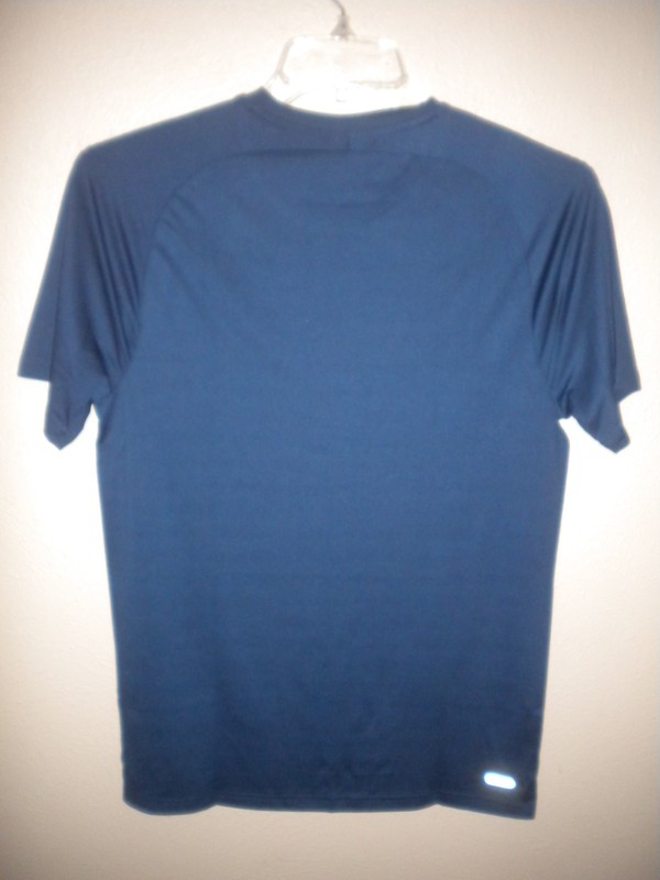 Spyder Active Men's Size Small Blue Short Sleeve 4 Way Stretch Shirt NWT gallery