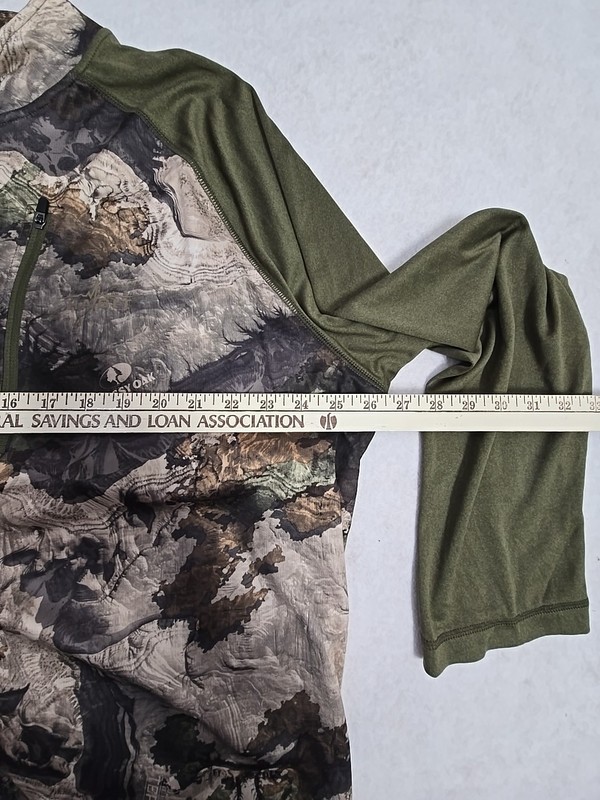 Habit Camo Quarter Zip 2XL Pullover Zip Pocket Lightweight Scent Blocker Hunting gallery