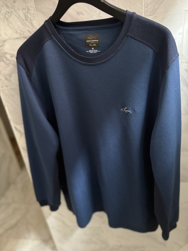 Greg Norman for Tasso Elba for Greg Norman Polyester Pullover T Men’s Golf XL gallery