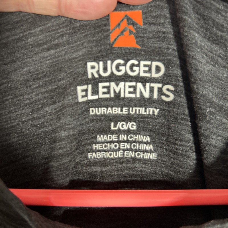 Rugged Elements Base Layer Outdoor Performance Charcoal Grey Men’s Size L EUC gallery