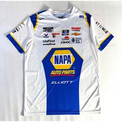 Chase Elliott Hendrick Motorsports NAPA Racing Jersey Shirt Mens White Blue Med