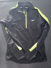Nike Running Dri-FIT 1/4 Zip Pullover Neon Volt Accent