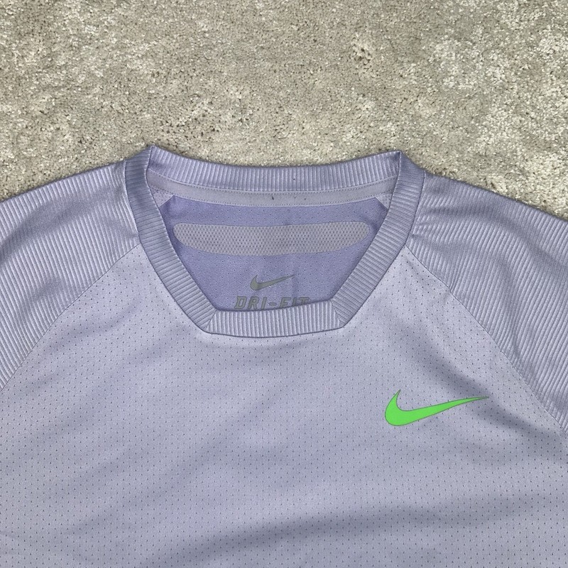 Nike Roger Federer Premier RF 2013 French Open 537677-530 Crew Tennis Shirt L gallery