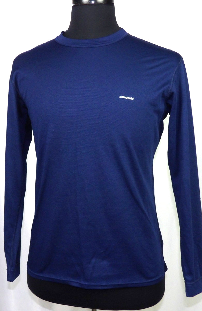 Patagonia Capilene 100% Polyester Navy Blue Base Layer T-Shirt Men's Medium gallery