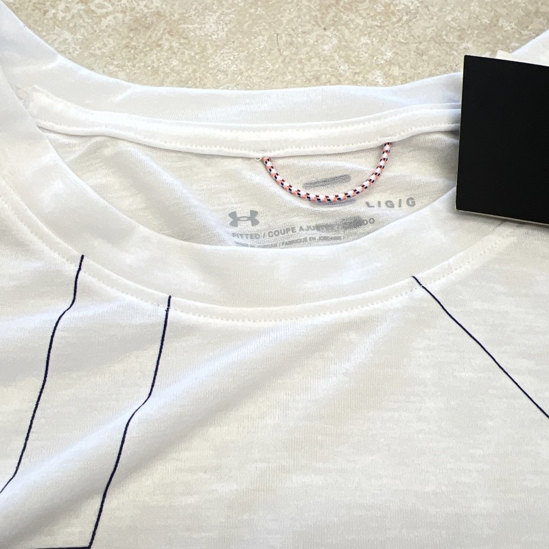 Under Armour SZ L Trail Run Mens Fitted Short Sleeve Shirt 1369753 $60 gallery